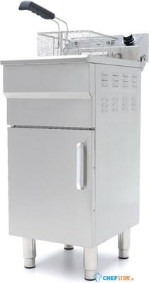 Maxima Frituurpan - 16 L - 1 Mand - met Tapkraan en Opbergruimte - 230V - 09365157