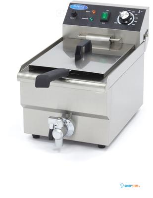 Maxima Frituurpan - 10 L - 1 Mand - met Tapkraan - 09365228