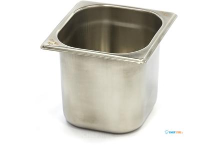 Maxima Gastronorm Bak - 1/6 GN - 15 cm Diep - RVS - 09367540