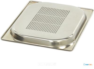 Maxima Gastronorm Bak - 1/2 GN - 2 cm Diep - RVS - Geperforeerd - 09367609