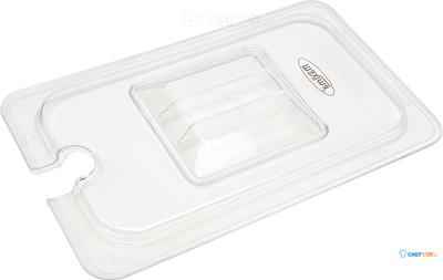 Maxima Gastronorm Deksel - 1/6 GN - Polycarbonaat - met Uitsparing - 09367940