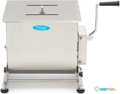 Maxima Vleesmenger 30 L - 25 Kg Vlees - Kantelbare Kom - Handmatig - 09368012