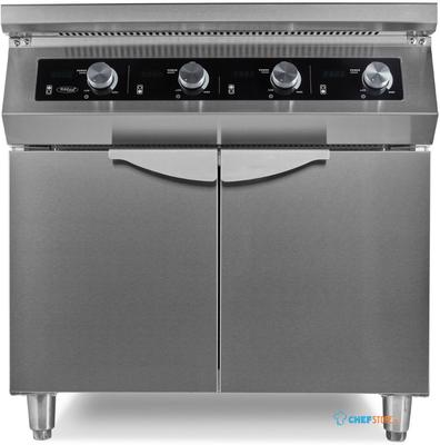 Maxima Fornuis - 4 Branders - Inductie - 70 cm Diep - met Opbergruimte - 09371011