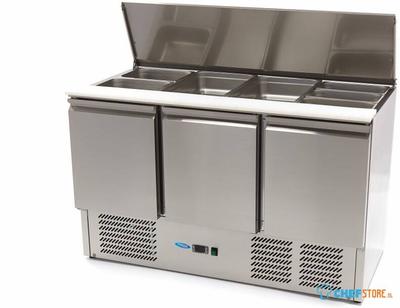 Maxima Saladette - 400 L - 137 cm - 3 Deuren - incl. Snijplank - 09400415