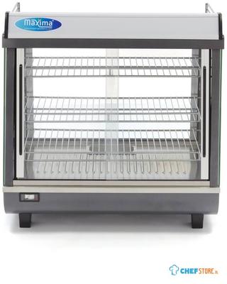 Maxima Warmhoudvitrine - 96 L - 67,5 cm - 3 Niveaus - 09400785