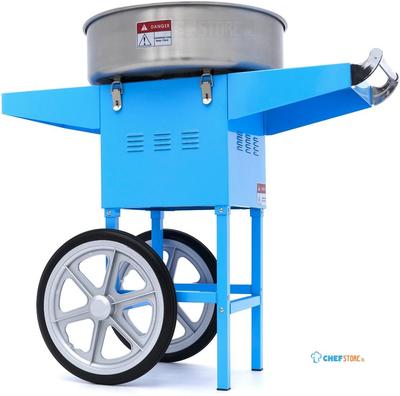 Maxima Suikerspinmachine – Ø 52 cm – Blauw – met Onderstel - 09506003