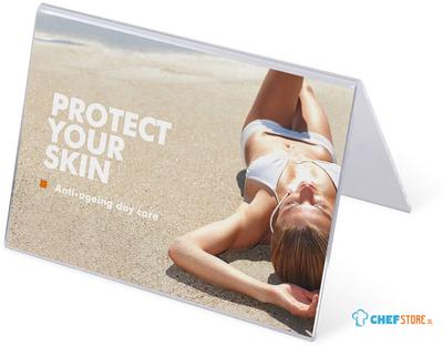 Syna A Stand Menuhouder Acryl Liggend A6 - AA6PXS