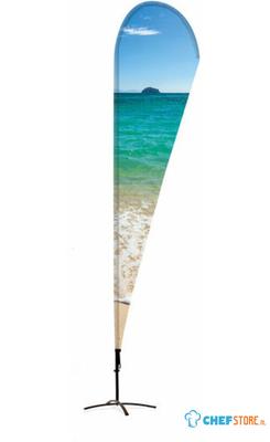 Syna Beach Flag Alu Drop 290 cm Luxe Gevoerde Tas - BFAD290-L