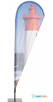 Syna Beach Flag Alu Drop Print ECO 87 X 290 cm - BFAD290G-ECO