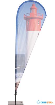 Syna Beach Flag Alu Drop Print 127 X 435 cm (BFAD435G)