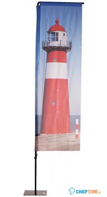 Syna Beach Flag Alu Square Print ECO 60 X 155 cm - BFAS155G-ECO