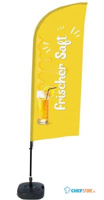 Syna Beach Flag Alu Wind Complete Set Verse Sap Duits ECO Printmateriaal - BFAW310-WT21-I100ECO