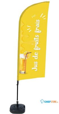 Syna Beach Flag Alu Wind Complete Set Verse Sap Frans - BFAW310-WT21-I506ECO