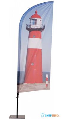 Syna Beach Flag Alu Wind Print ECO 89 X 450 cm - BFAW450G-ECO