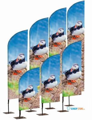 Syna Beach Flag Alu Wind 520 cm Luxe Gevoerde Tas - BFAW520-L