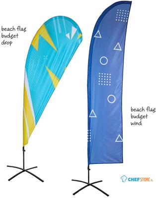 Syna Beachflag Budget Wind en Drop Small - BFB-S