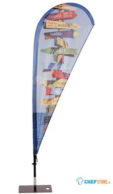 Syna Beach Flag Fiber Wind/Drop Large - BFF-L