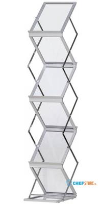 Syna Brochurestandaard Zigzag Standard Acrylic 6x A4 - BHZZA