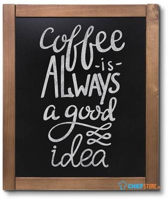 Syna Natura Krijtbord Wandmontage Classic Donkerbruin 50 X 60 cm - CHBELB50X60