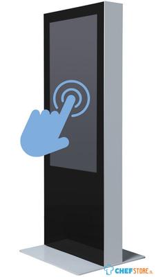 Syna Digitale Totem Dubbelzijdig met 65" Samsung Scherm en Touchfolie - DIDTOTEM65ESFT