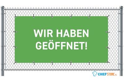 Syna Hekwerkbanner 200 X 100 cm Open Duits Groen - FBG200-100-I693