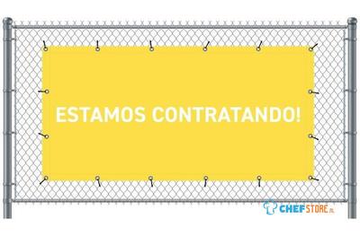 Syna Hekwerkbanner 200 X 100 cm Wij Zoeken Collega's Spaans Geel - FBG200-100-I747