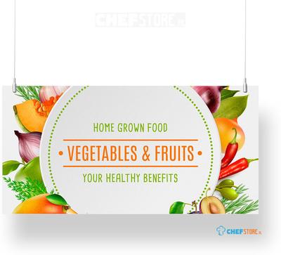 Syna Overhead Banners 50 X 100 cm KAPA® 5 mm Dubbelzijdig - FBH500X1000D-KP5