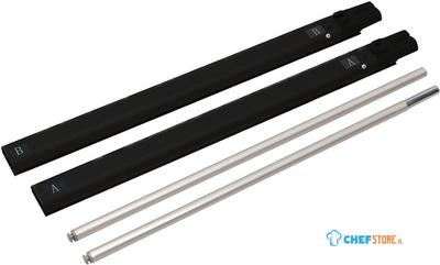 Syna FFW100X200EXT30BL FlexFrame Extension Set +30 cm Zwart (Breedte 100 cm)