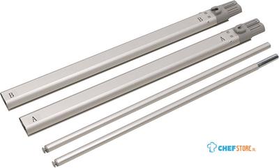 Syna FFW100X200EXT50 FlexFrame Extension Set +50 cm Zilver (Breedte 100 cm)