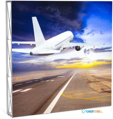 Syna Pop-Up Impress Straight Print Backlit Achterzijde 3 X 3 - IMPR33S-GBLED