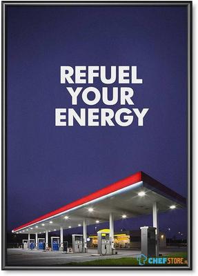 Syna 25 mm Kliklijst Rechte Hoeken A0 Zwart - KRA0G25C9005