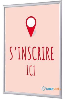 Syna Kliklijst A1 Complete Set hier Melden Rood Frans - KRA1G25LPPI586