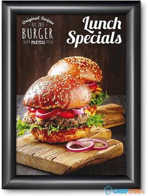 Syna 25 mm Kliklijst Rechte Hoeken A4 Zwart - KRA4G25C9005