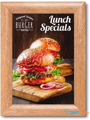 Syna 25 mm Kliklijst Rechte Hoeken A5 Hout - KRA5G25LB