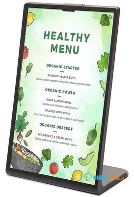 Scritto® Menustandaard L Zwart A6 - LA6PBLACK