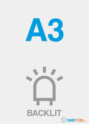 Syna Premium Backlit Film 285g/m² Satijnen Oppervlak A3 - LBPA3S200