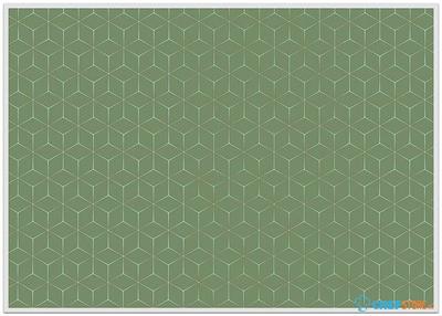 Syna Placemat Hexagon Groen - PLM6GI16