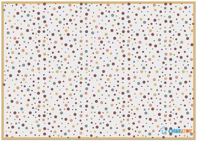 Syna Placemat Stippen Kleur Aarde - PLM6GI2