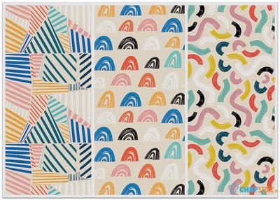 Syna Placemat Kleurrijke Vormen 1 - PLM6GI41