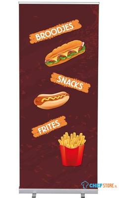 Syna Roll-Banner Budget 85 Complete Set Snacks Nederlands - RBB085LSFI315