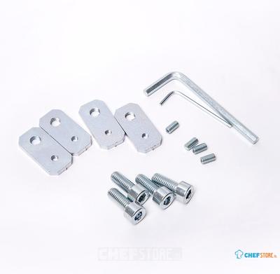 Syna Montageset voor SCT en SCL Showcases op SCPOST of SCPOSTP Palen - SCPOST-DSET