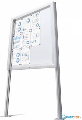 Syna Palen voor Vergrendelbaar Notitiebord Outdoor en Vergrendelbaar Notitiebord Outdoor Extra Deep - Boutbevestiging - SCPOSTP