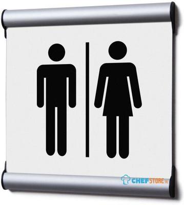 Syna Deurbordje 15,5 X 15,5 cm Set Dames/Heren Wit - SS155X155LPPI797