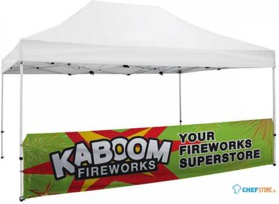 Syna Tent Alu Halve Wand Print 3 X 4,5 Meter Dubbelzijdig - T4,5-GHWDS