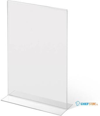 Syna T Standaard Menuhouder Acryl A4 Staand - TA4PXV