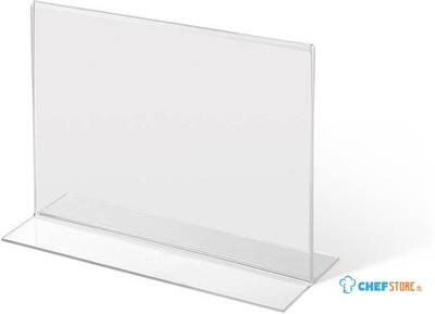 Syna T Standaard Menuhouder Acryl A5 Liggend - TA5PXS