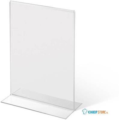 Syna T Standaard Menuhouder Acryl A6 Staand - TA6PXV