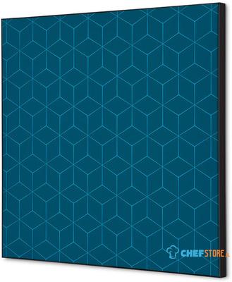 Syna Wanddecoratie Textiel SET 40 X 40 Hexagon Blauw - TFR22W400-SET-I13