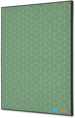 Syna Wanddecoratie Textiel SET A2 Hexagon Groen - TFR22WA2-SET-I16