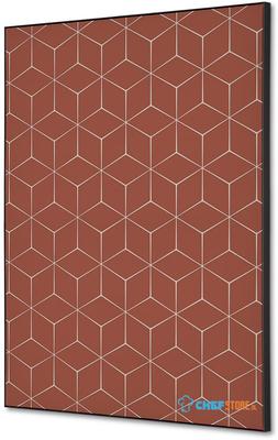 Syna Wanddecoratie Textiel SET A2 Hexagon Donkerbruin - TFR22WA2-SET-I17
